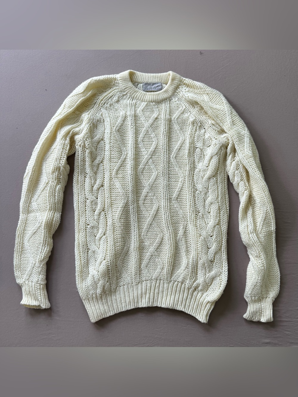 Vintage Blake & Manley Cable-Knit sweater